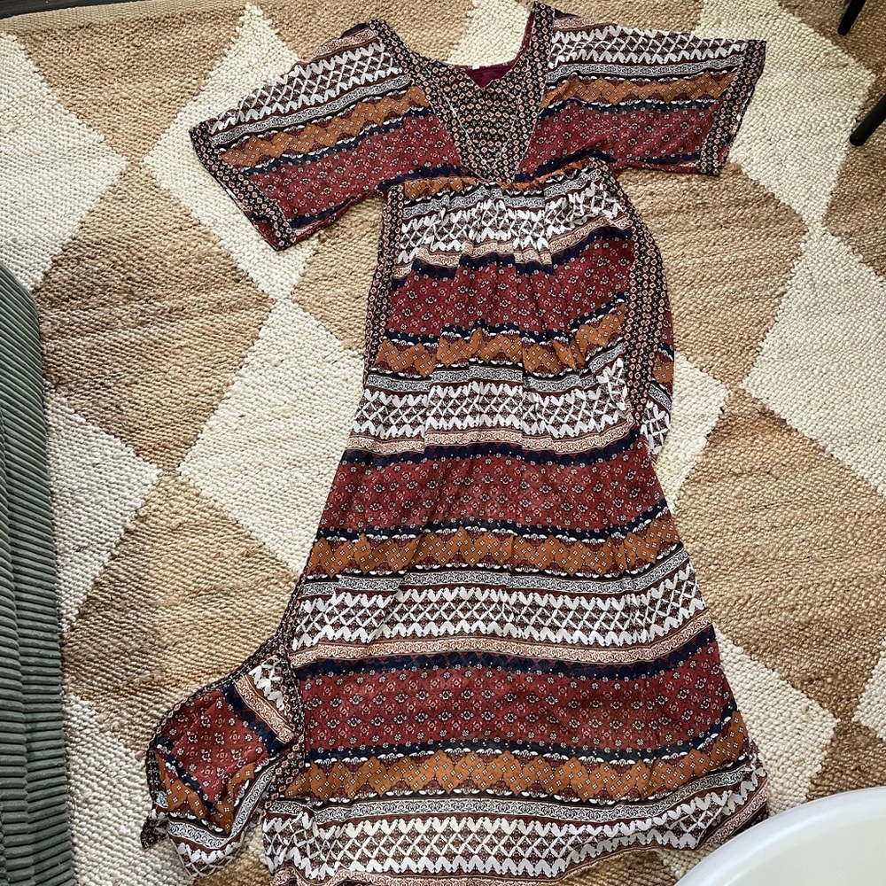 Bohemian Multicolor Maxi Dress